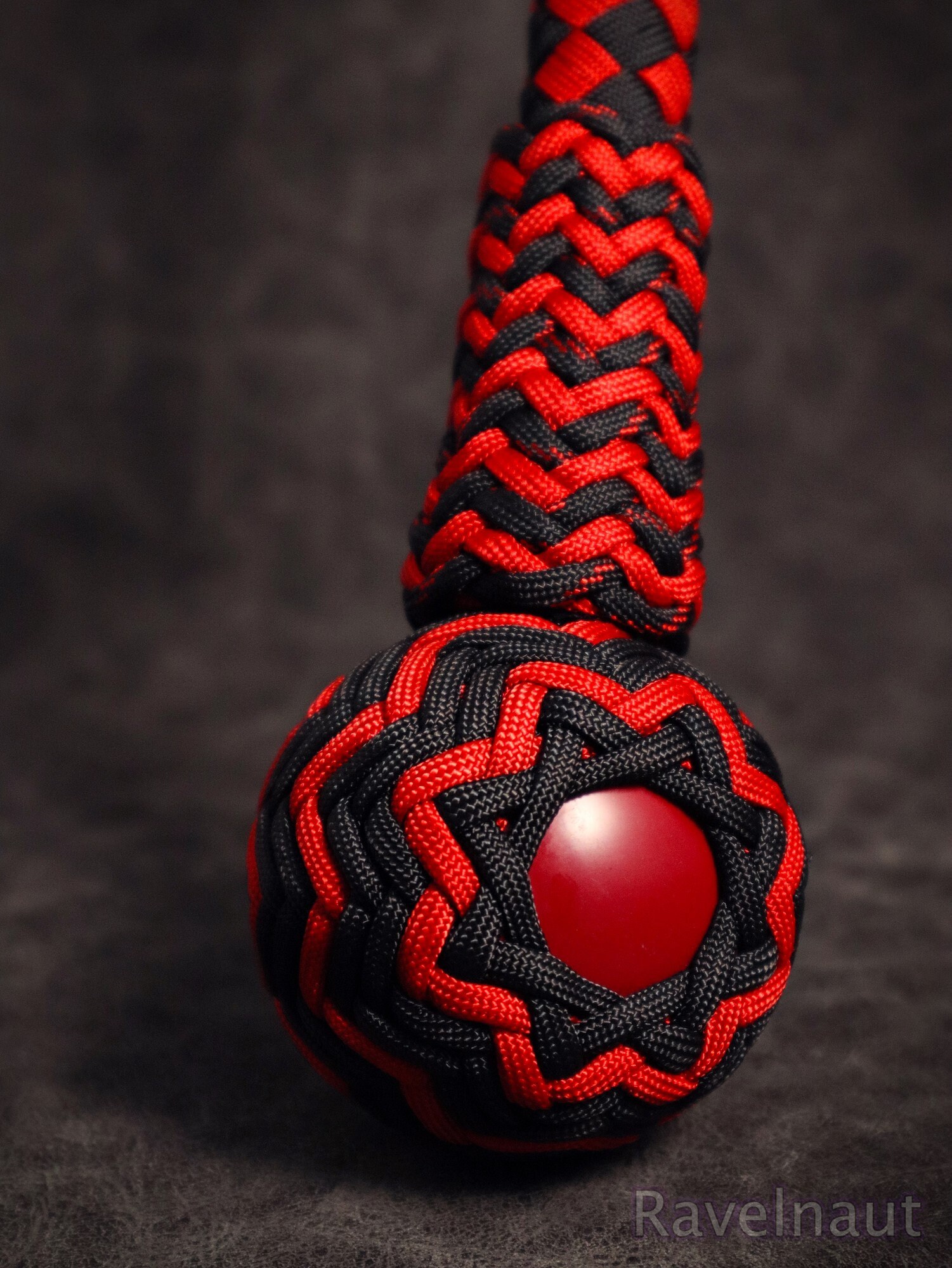 Heavy Duty Paracord Motorcycle Whip black & Red Diamonds 32 Etsy