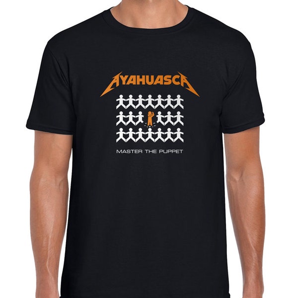 Ayahuasca - Master the Puppet | Amazonian Spiritual Medicine | Banisteriopsis Caapi | Psychedelia | T Shirt