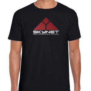 Skynet - Neural Net-Based Artificial Intelligence | Cyberdyne Systems | Retro | Terminator Fan Made | T Shirt