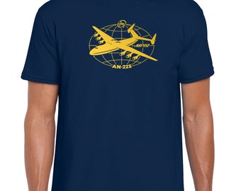 Antonov AN-225 Mriya | Heaviest Aircraft Ever Built | Kyiv Hustomel Airport | Ukraine | Soviet Union | CCCP | Retro | T Shirt
