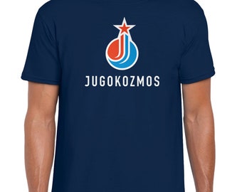 Jugokozmos - Yugoslav Space Agency | Yugoslavia | Cosmos | Space | Retro | Classic | 80's | T-Shirt