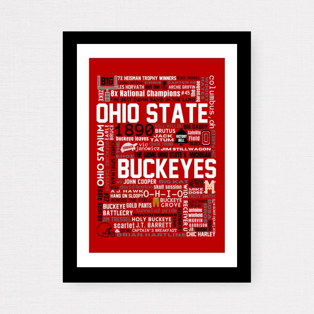 Patch Ohio State Buckeyes Vintage 2 Toppe Ricamate Vintage Ohio State Buckeyes - Ferro Da Stiro, Grado A, Per Tifosi E Collezionisti Toppa Termoadesiva - Foto 12