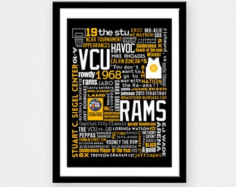 Collage del equipo de baloncesto masculino (A-10) de VCU (Virginia Commonwealth University)