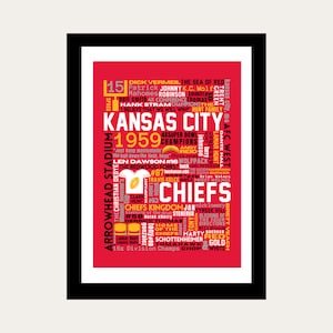 Kansas City Chiefs (NFL) Team Collage - AKTUALISIERTE SB58 CHAMPIONS