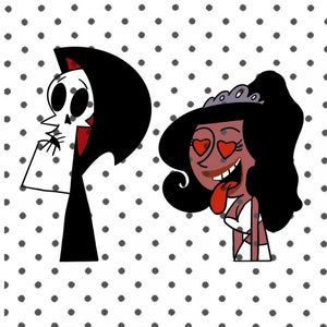 Grim Reaper SVG Cut File Adventures of Billy and Mandy