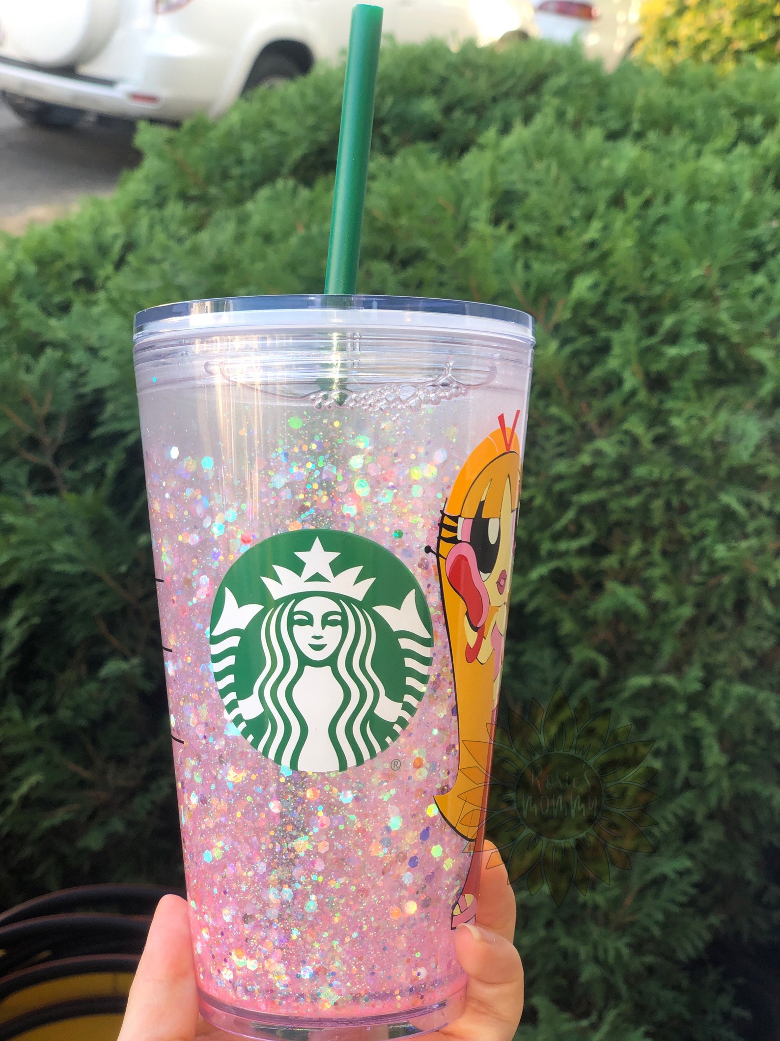 Starbucks Glitter Cup Starbucks Tumbler Snowglobe Tumbler Etsy