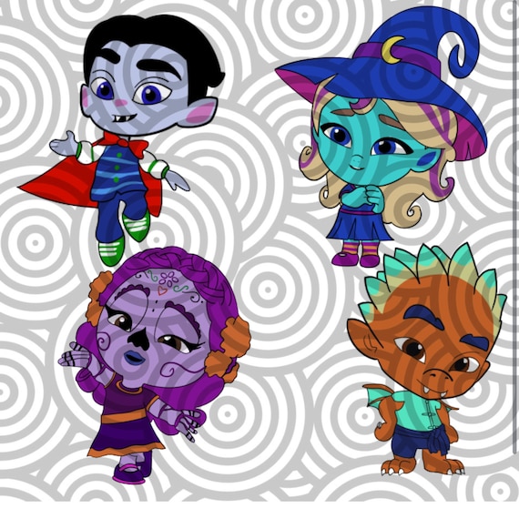 Super Monsters | Vida| Katya | Spike | Drac SVG