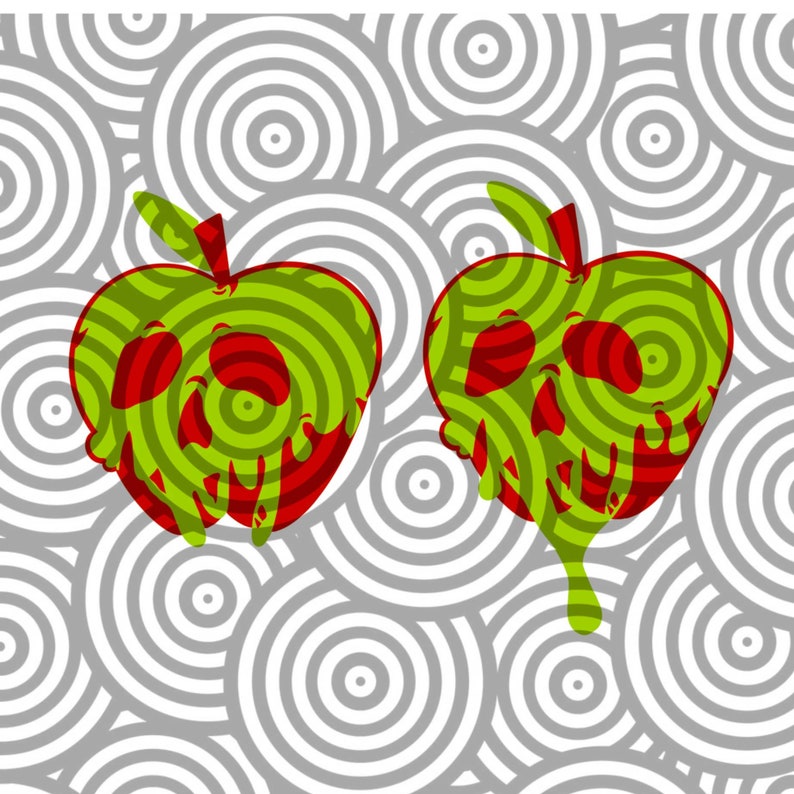 Rotten Apple SVG Descendents SVG Halloween svg witch | Etsy