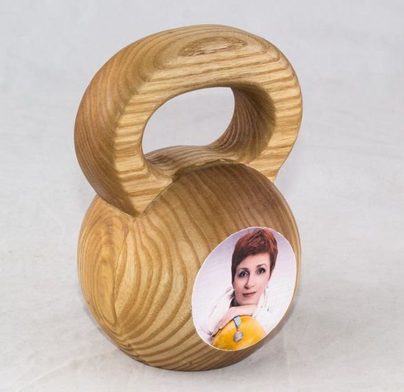 Personalized Kettlebell From Natural Wood. Weights Sport. Etsy