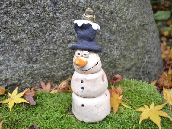 Ceramic Christmas Decoration Snowman Konstantin