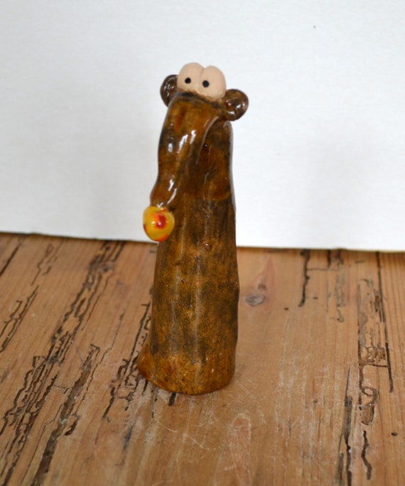 Mini Flowerbed Mouse Mario, Ceramic Garden Decoration