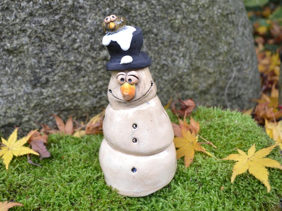 Ceramic Christmas Decoration Snowman Lian
