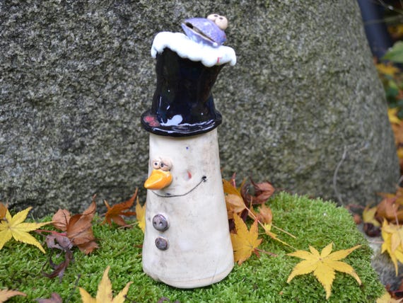 Ceramic Christmas Decoration Snowman Emil