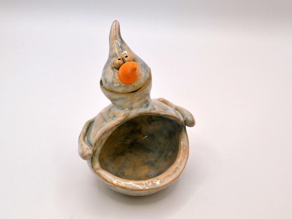 Ceramic Christmas decoration bowl snowman Noel