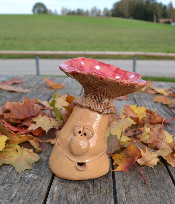 Ceramic Garden Decoration Mushroom Christopher