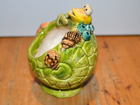Ceramic plant ball "Shell on the beach"