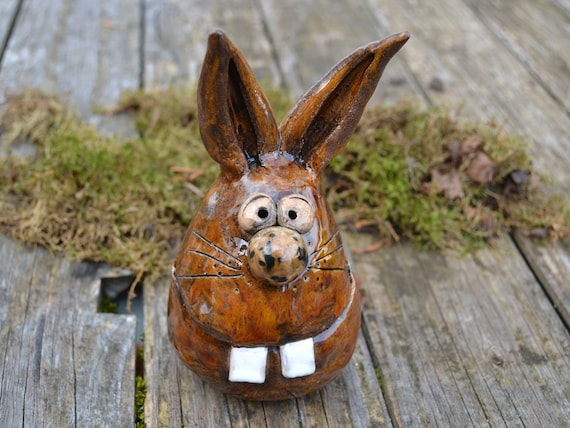 Ceramic garden decoration bunny Parker