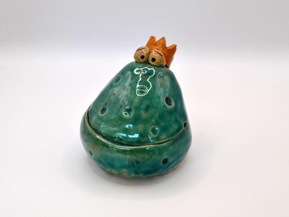 Ceramic Frog King Florian
