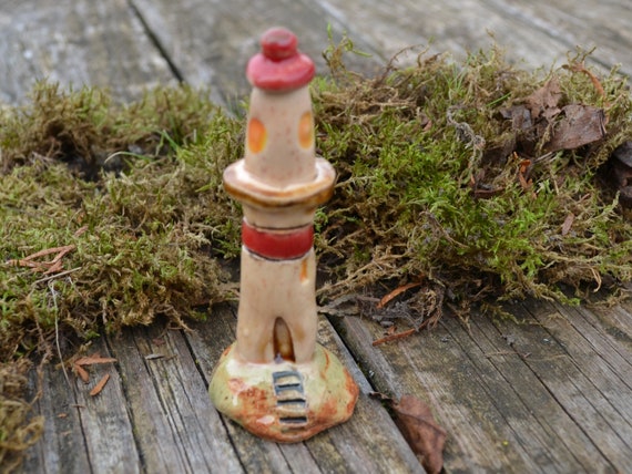 Mini ceramic lighthouse