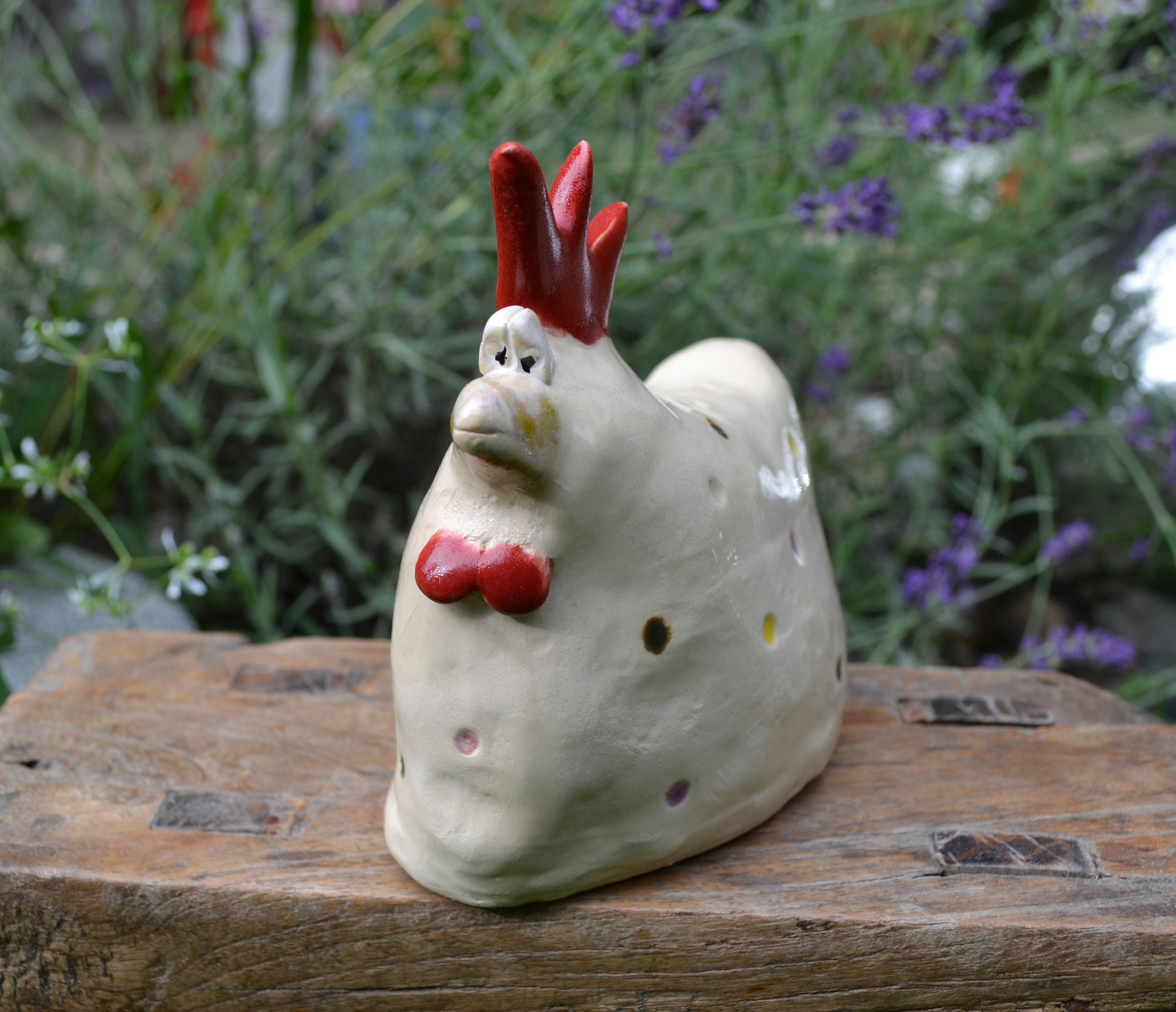 Garden Ceramic Sculpture Hahn Wiegand