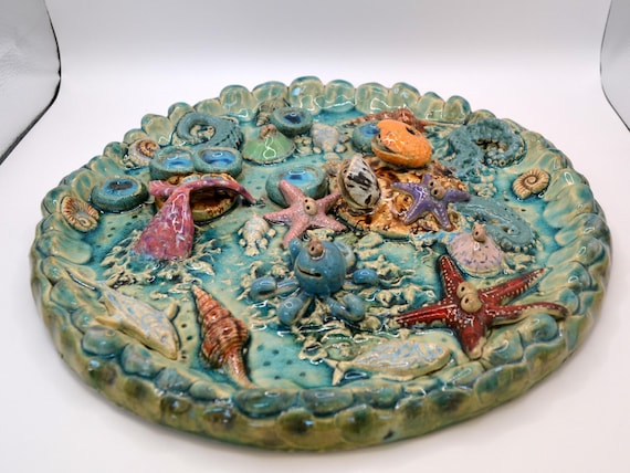 Ceramic insect waterer "I want the sea"