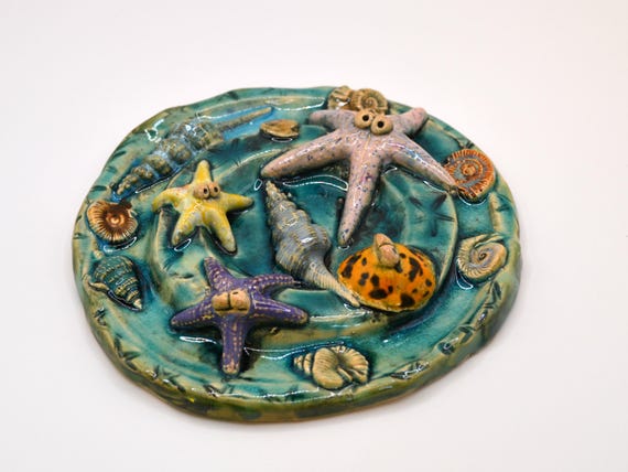 Ceramic insect waterer "I want the sea"