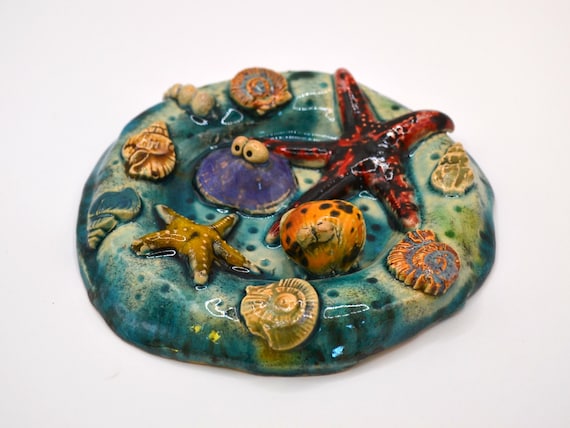 Ceramic insect waterer "I want the sea"