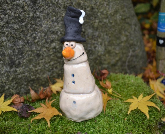 Ceramic Christmas Decoration Snowman Luca