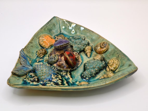 Ceramic insect waterer "I want the sea"