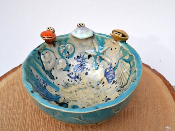 Ceramic bowl "I want the sea"