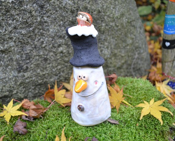 Ceramic Christmas Decoration Snowman Joseph