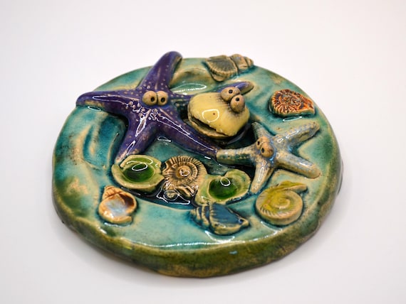 Ceramic insect waterer "I want the sea"