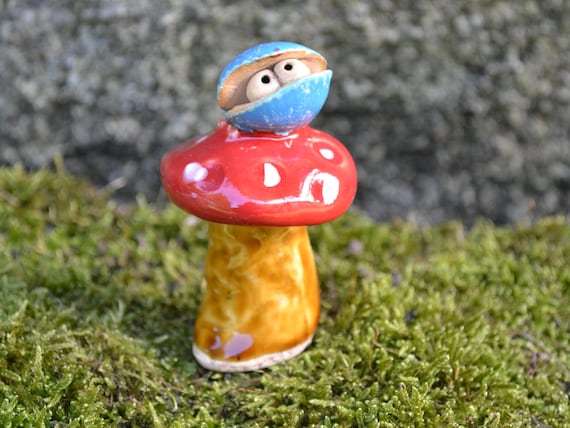 Ceramic shell Wuki on fly agaric