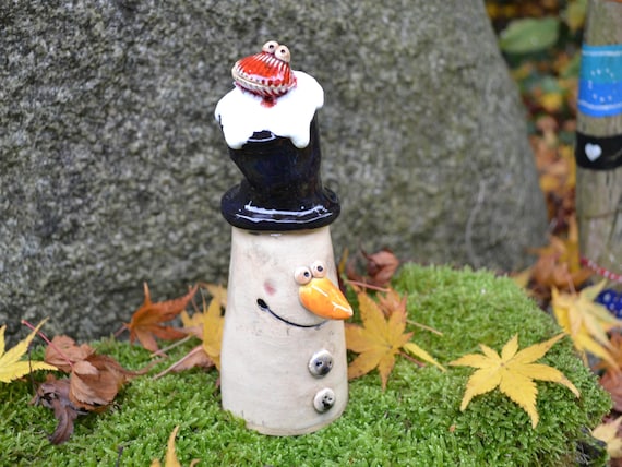 Ceramic Christmas Decoration Snowman Gabriel