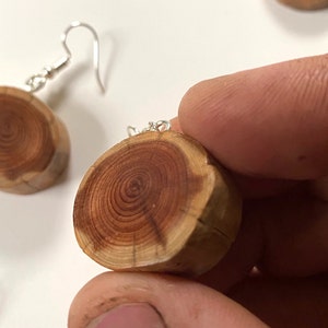 Cedar Dangle Earrings