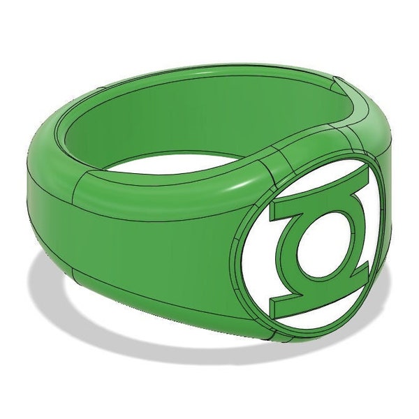 Green Lantern Ring and Logo