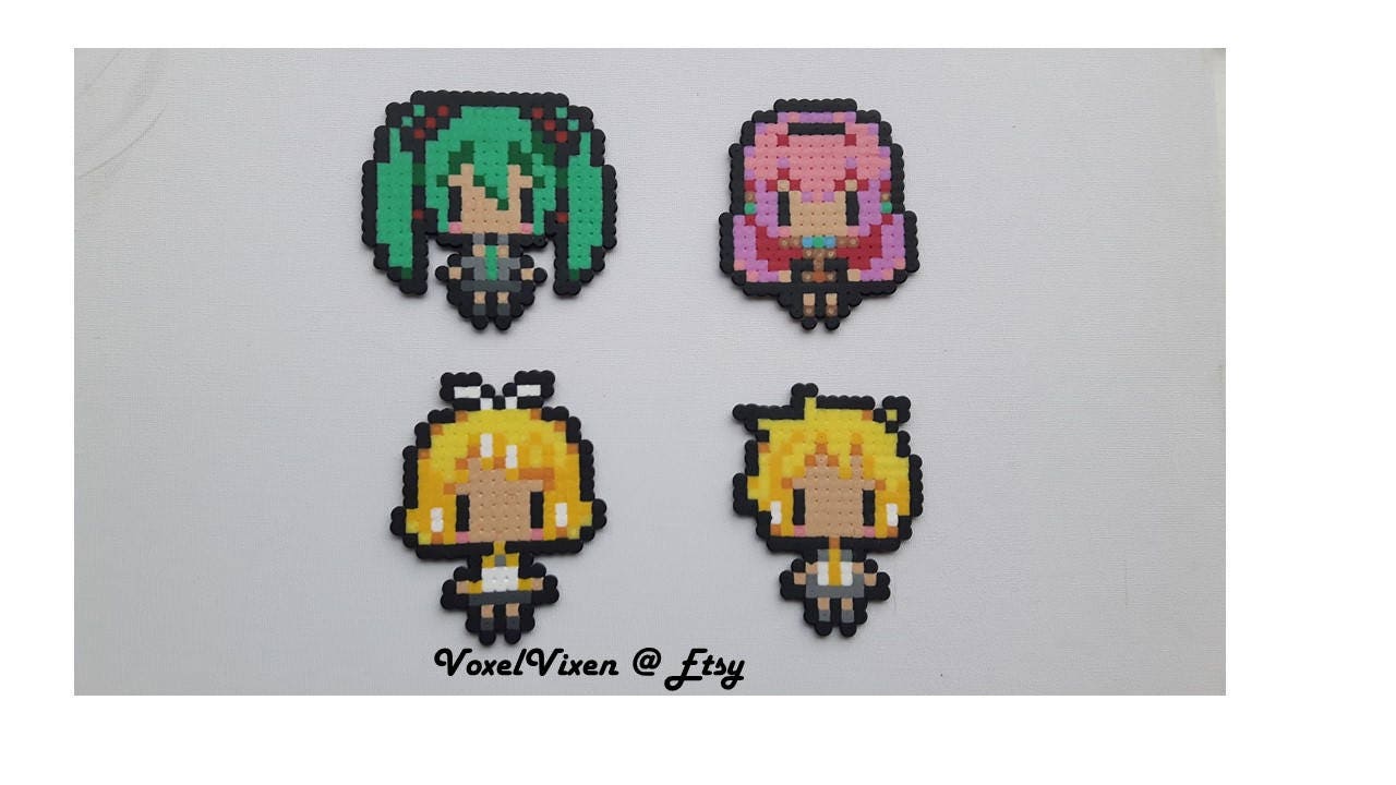 Vocaloid Chibi Hatsune Miku Luka Rin Len Kagamine Kaito Etsy