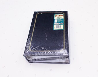 tall scrapbook film prints 3x4 photo sleeves Vintage 1960s Pik Pak photo album mid century photographs tall slim cream photograph book