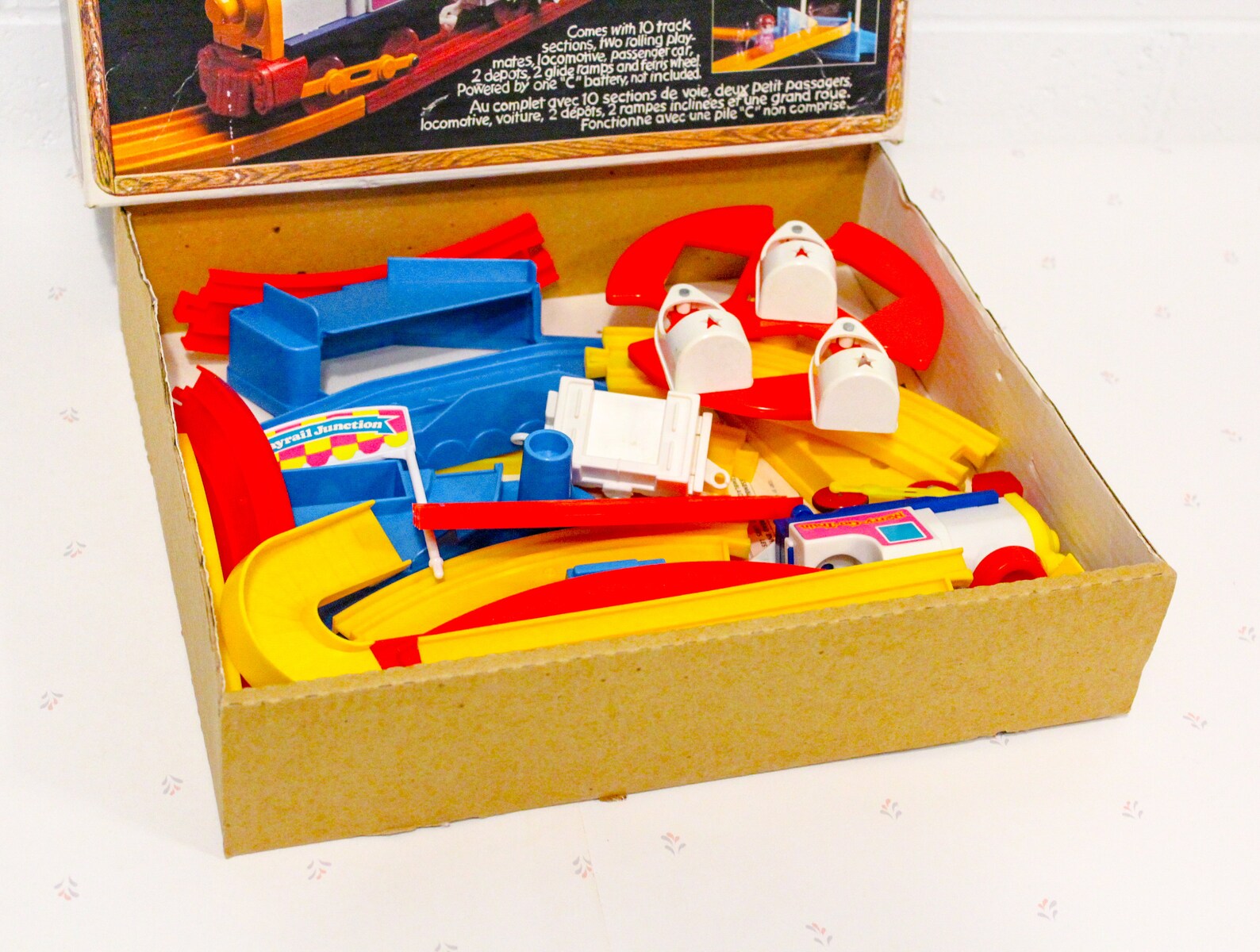 Tomy Playrail Merry Go Train Toy Set Kids Toy Train Set 80s Etsy