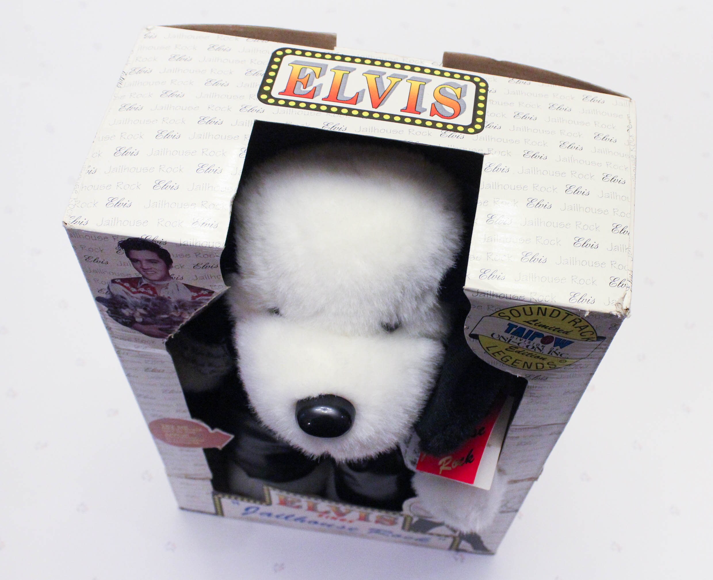 Vintage Elvis Jailhouse Rock Singing Dog Plush Toy Elvis Dog Etsy