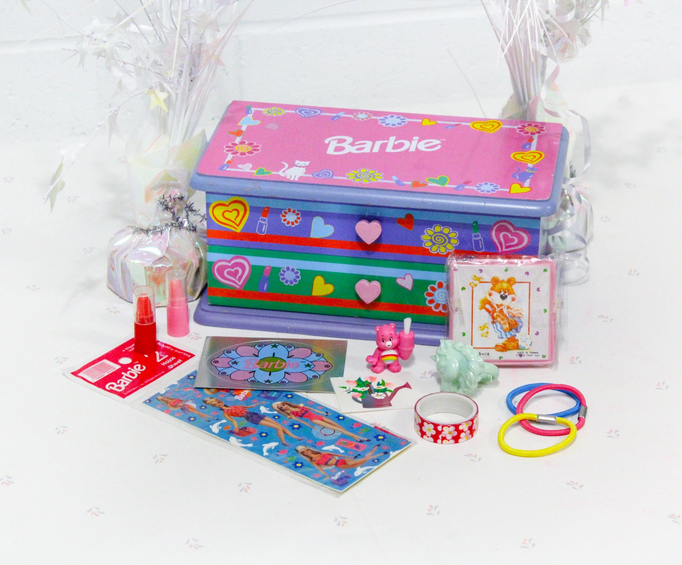 Gunther Mele Barbie Trinket Box Gift Set, Barbie Gift for Girl