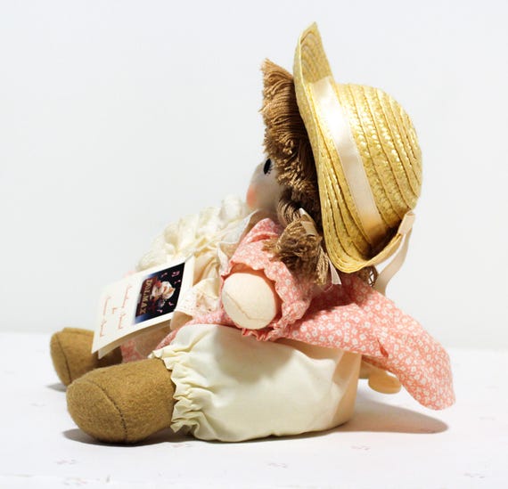 Dolmax Musical Doll Toy, 90s Wind up Music Box Doll, Country Girl
