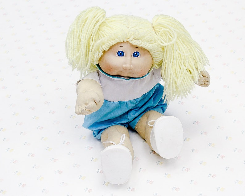 1980s Coleco Cabbage Patch Kids Blonde Girl Doll Cpk Doll For Etsy