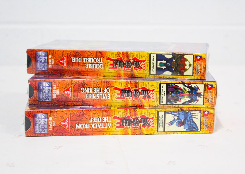 Yugioh Vhs Tape Anime Collection, Yu Gi Oh VHS Movies, Sealed VHS Tapes, Kazuki Takahashi Anime VHS, image 4