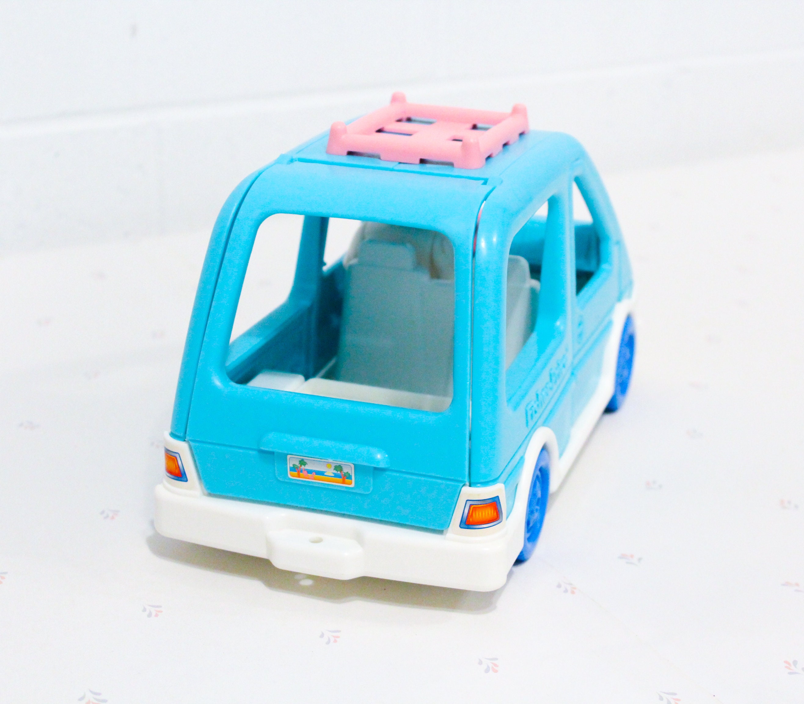 Fisher Price Loving Family Blue Van Toy Set Kids Toys 90s Etsy