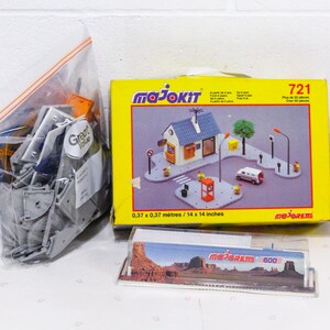80s Vintage Majorette Majokit Toy Playset, Kids Toy Construction Playset, Car Toy Lot, Vintage Toys for Kids, 80s Toy Set image 4
