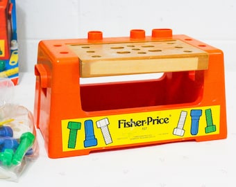 Fisher Price Woodtop Workbench, 1980s Work Bench Kids Toy, Vintage Toys for  Kids, Vintage 80s Toys, 80s Kids Toys, Kid Tool Set