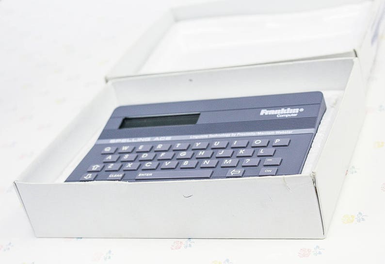 Learning Toys 80s Toys 80/'s Gifts for Her Computer Geek Gift Vintage Electronics Gifts for Men Vintage Franklin Computer Spelling Tool