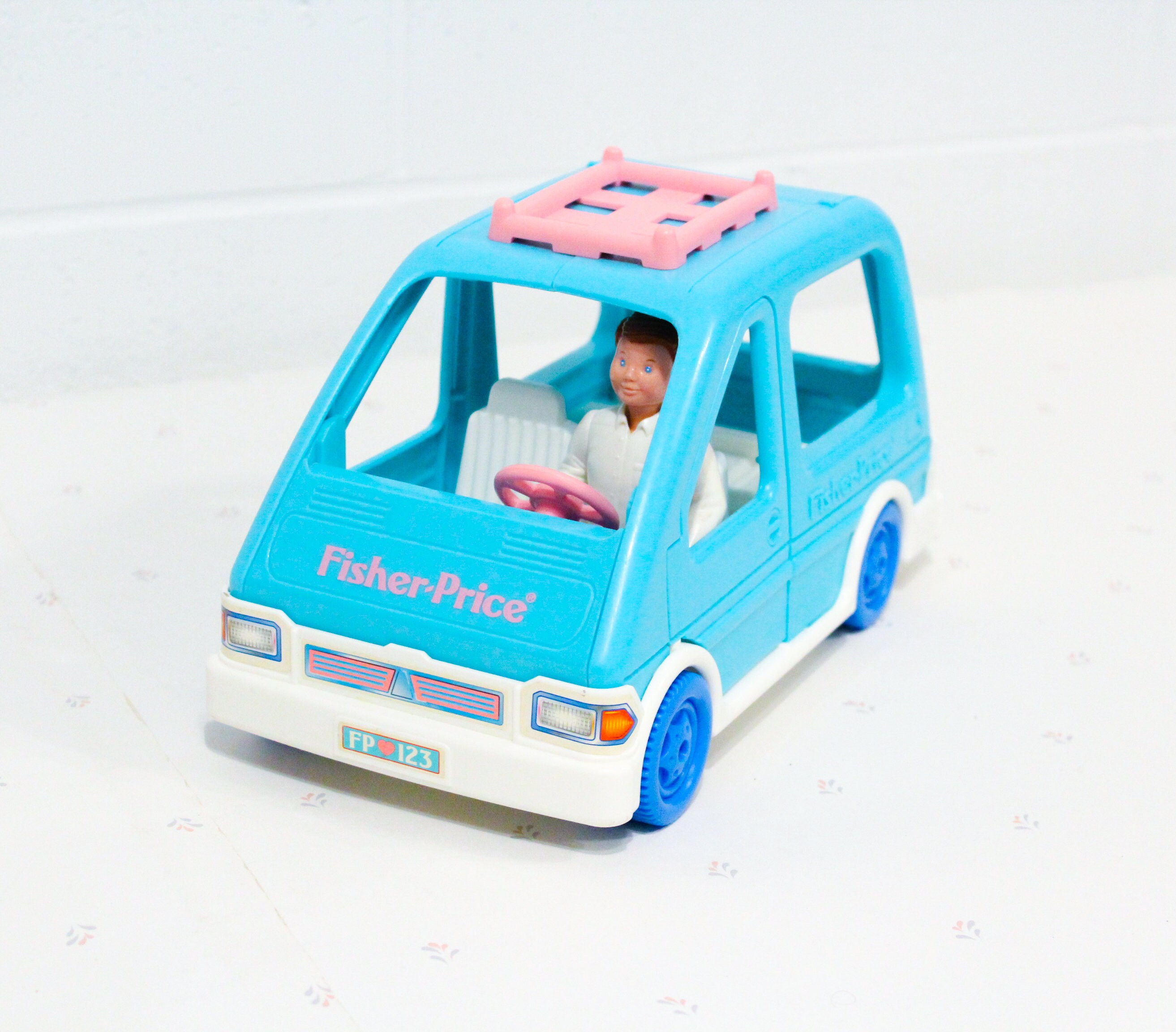 Fisher Price Loving Family Blue Van Toy Set Kids Toys 90s Etsy