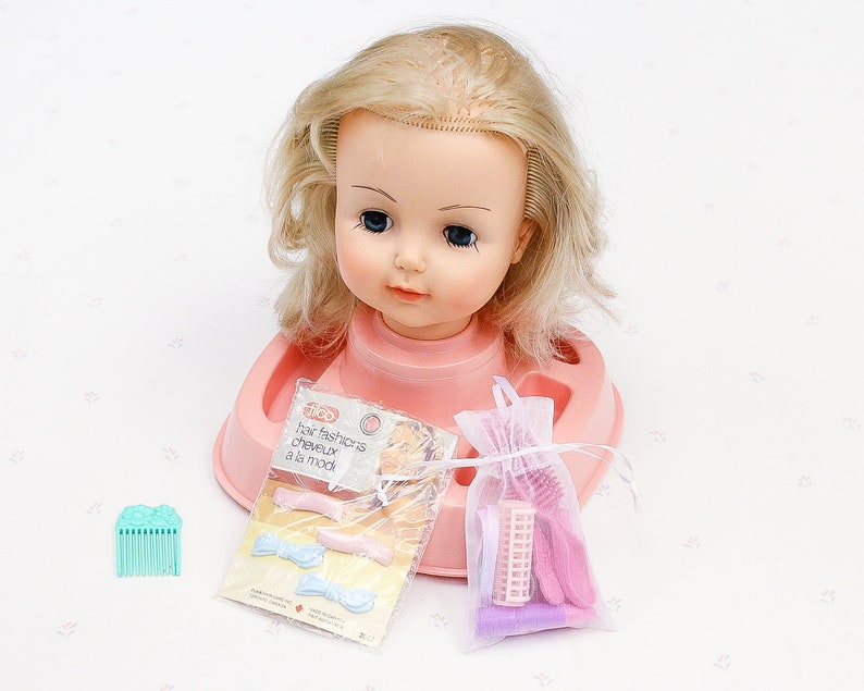 Mädchen Mode Haarstyling Puppen Kopf spielen Set Kinder Childs Spielzeug 